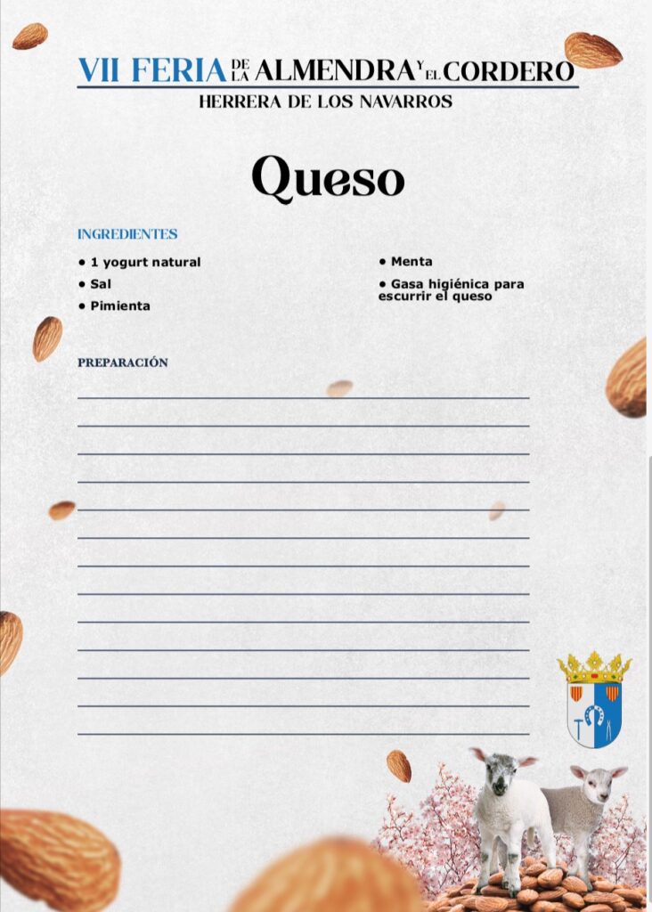 receta queso