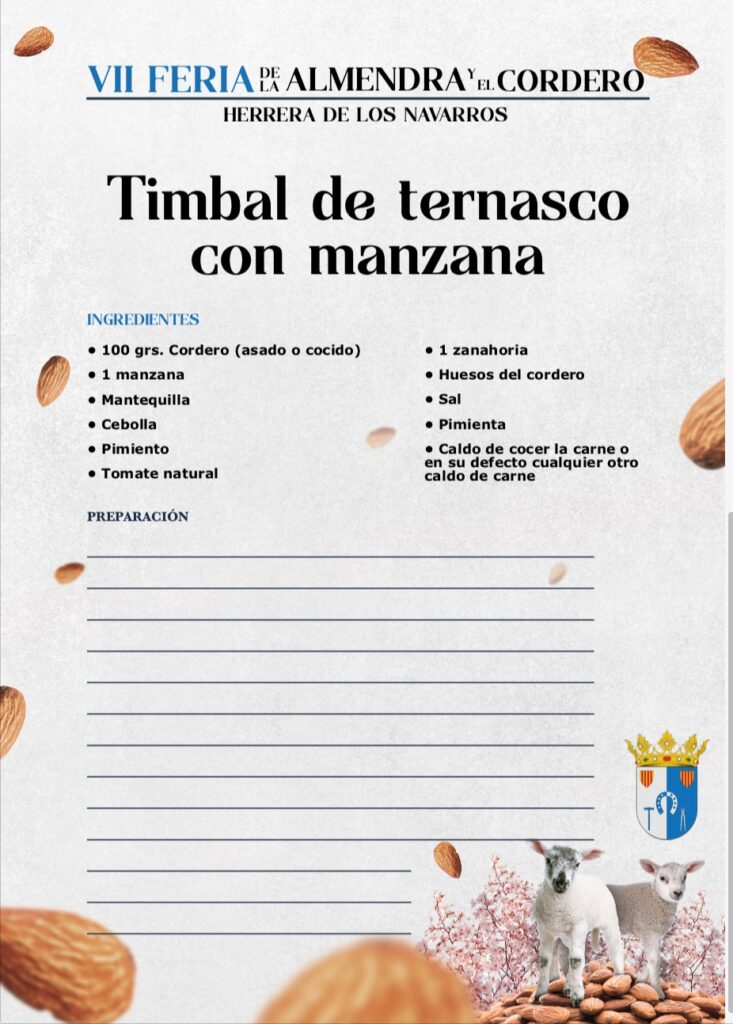 receta timbal de ternasco