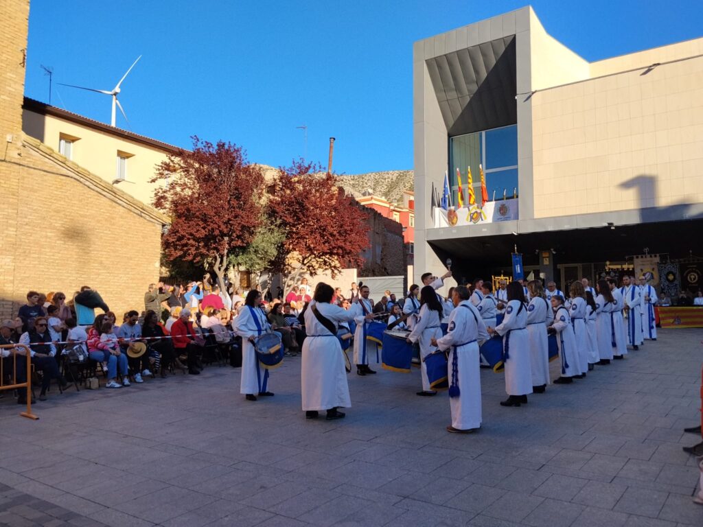 Semana Santa 2026 en Herrera de los Navarros. Participación en la la XXVIII Exaltación de Tambores y Bombos de la Hermandad de Cofradías del Huerva, en Cadrete